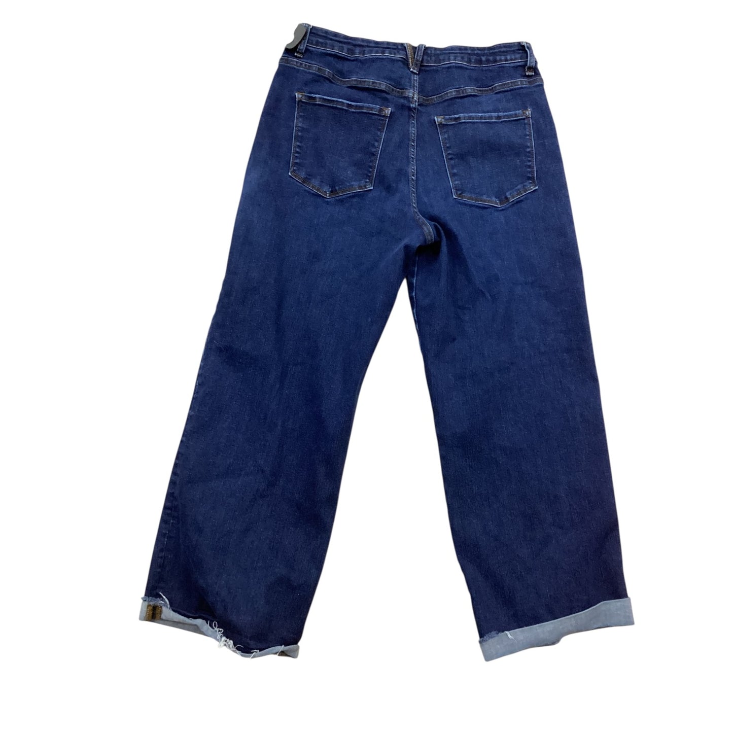 Jeans Wide Leg By Vervet In Blue Denim, Size:12