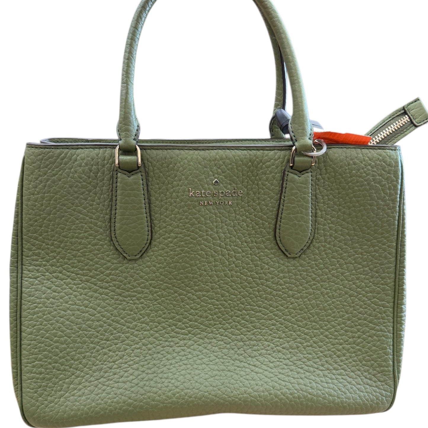 Handbag Designer By Kate Spade In Green, Size:Medium