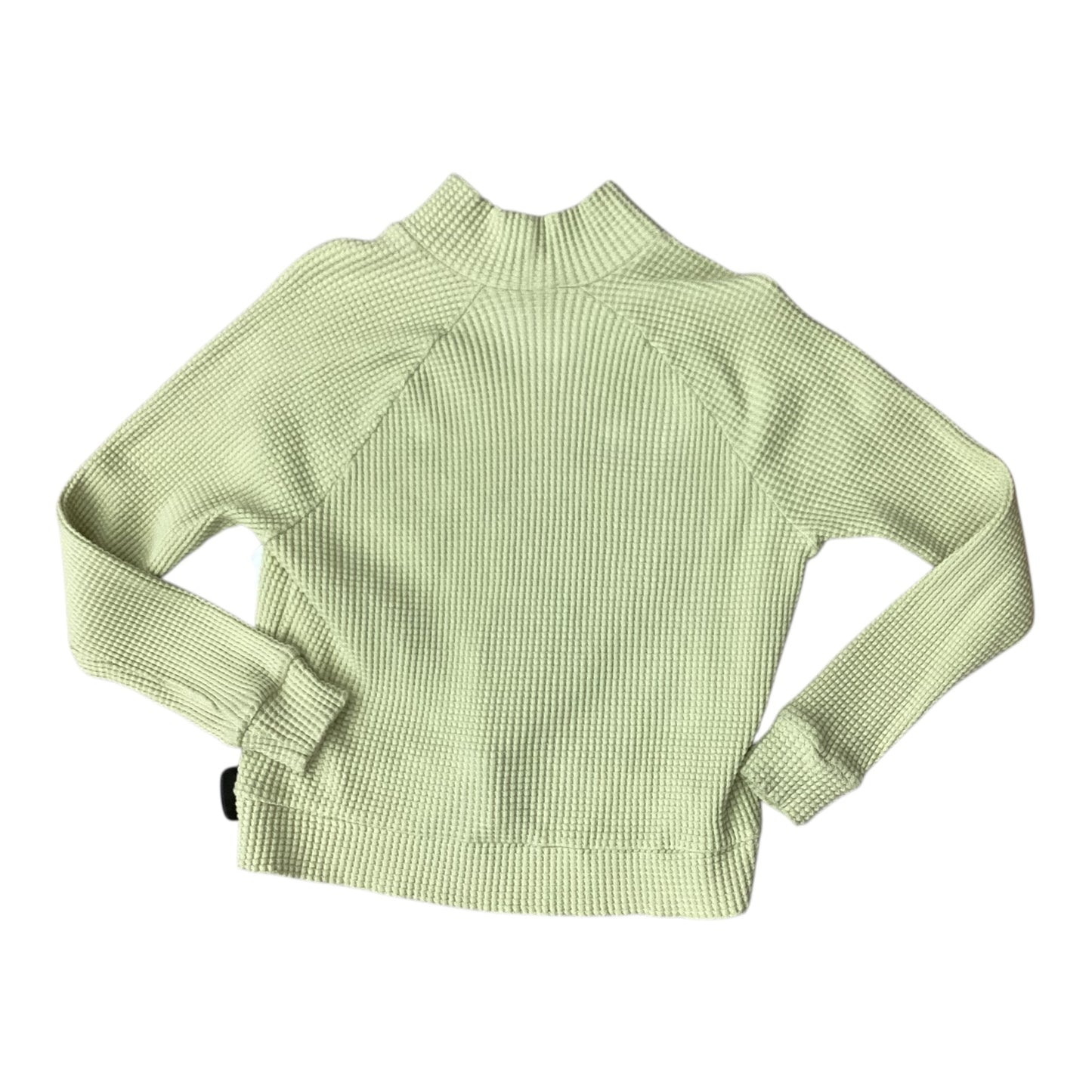 Athletic Top Ls Crewneck By The North Face In Yellow, Size:M