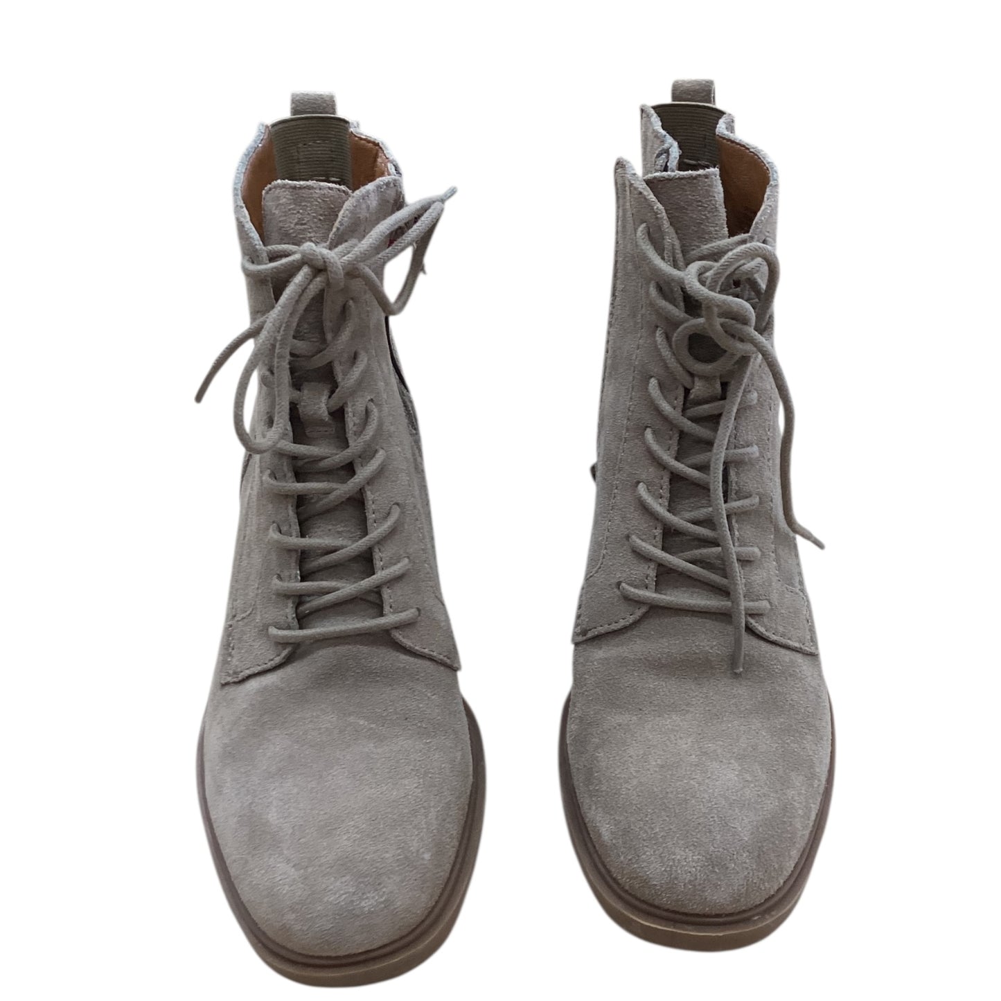 Boots Ankle Heels By Lucky Brand In Tan, Size:8