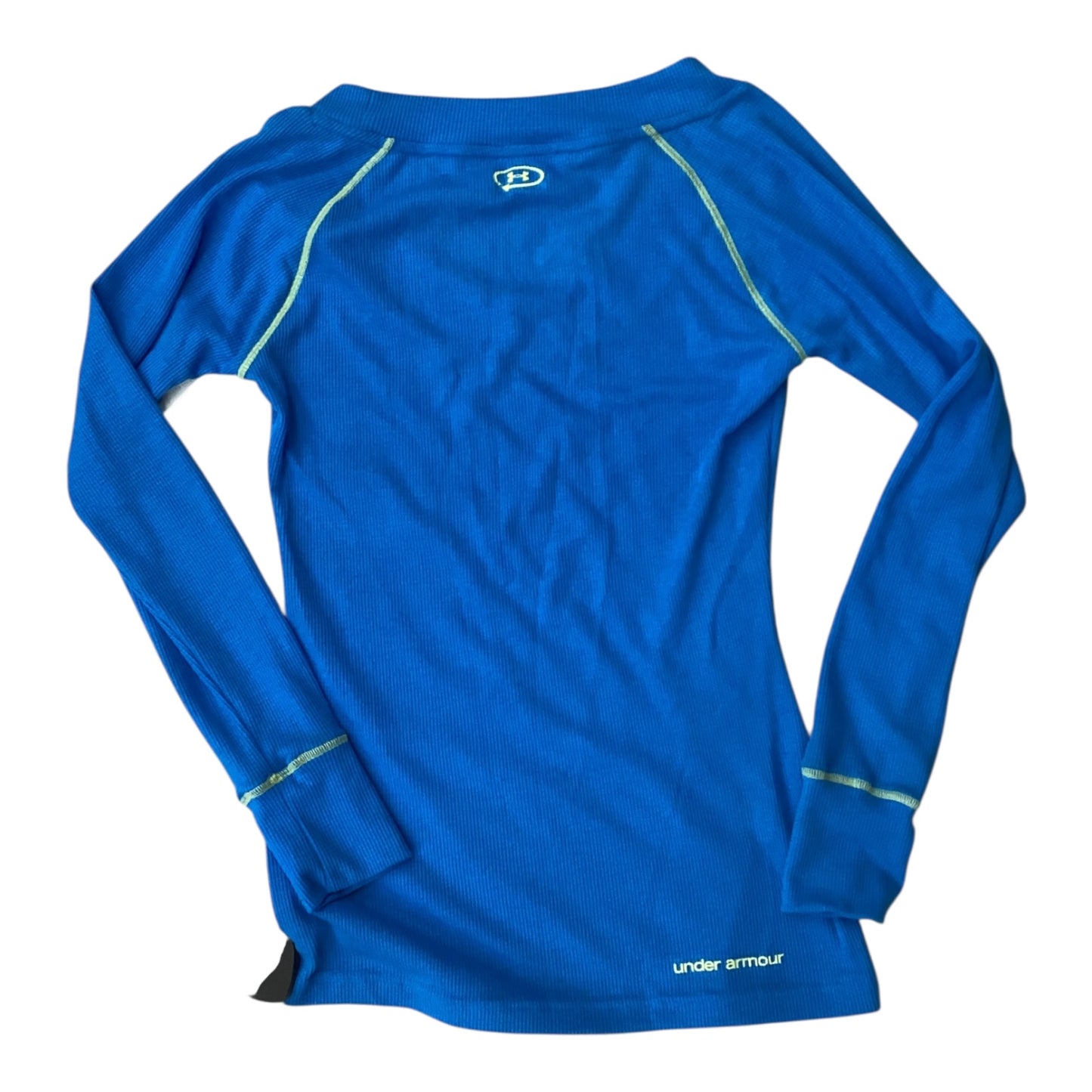 Athletic Top Ls Crewneck By Under Armour In Blue, Size:M
