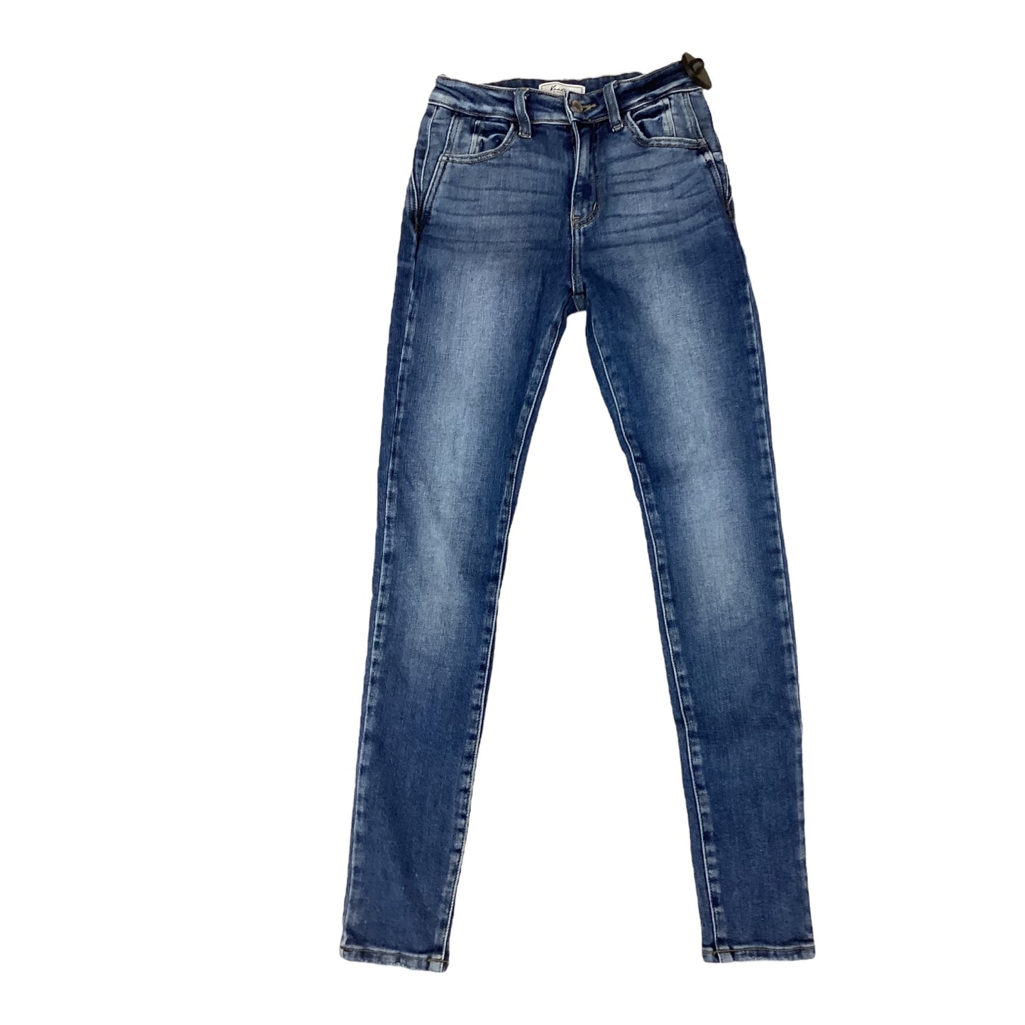Jeans Straight By Kancan In Blue Denim, Size:0