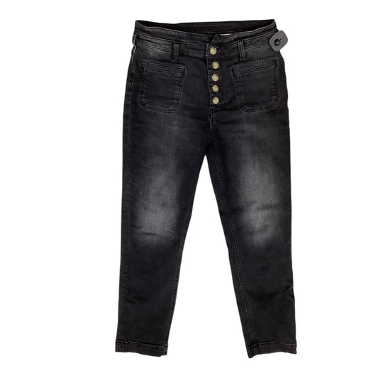 Jeans Skinny By Anthropologie In Black, Size:6