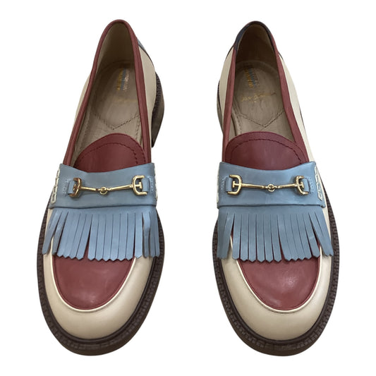 Shoes Flats By Sam Edelman In Blue & Red, Size:7.5