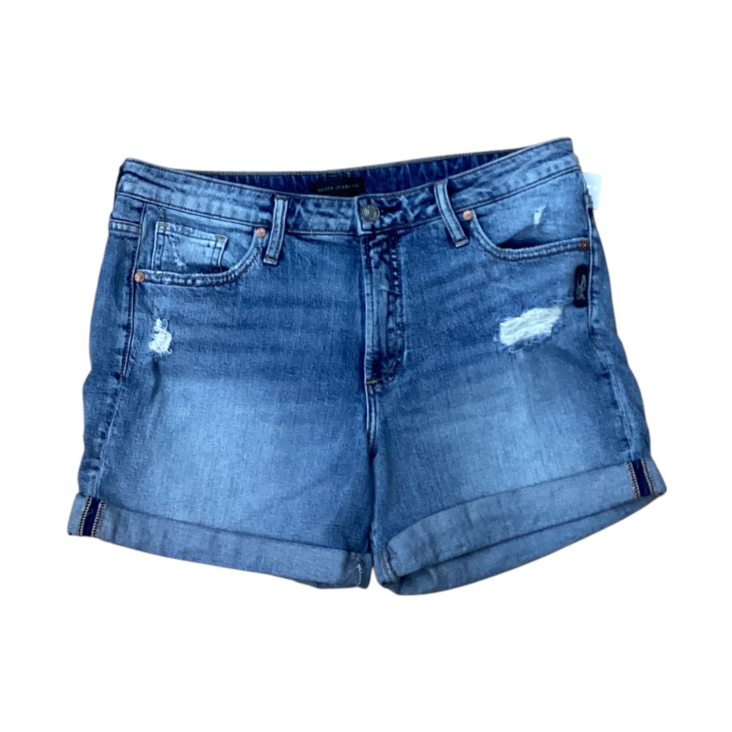 Shorts By Silver In Blue Denim, Size:6