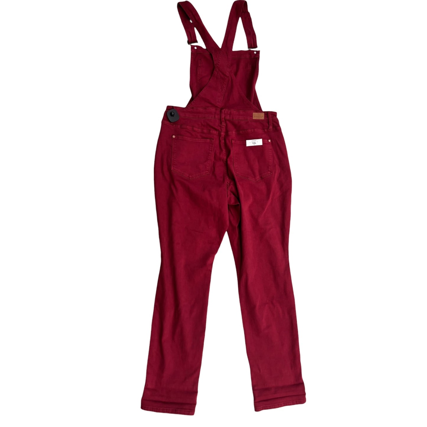 Overalls By Judy Blue In Maroon, Size:1X