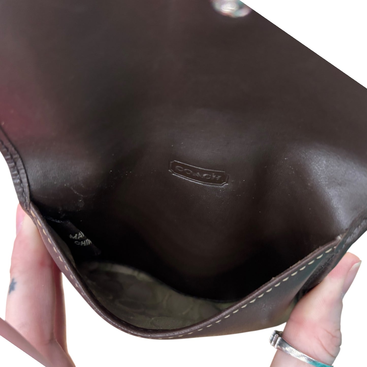 Wallet Designer By Coach In Brown, Size:Small