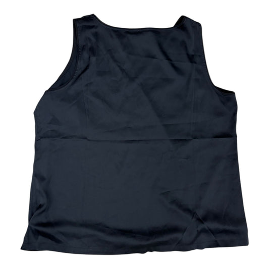 Top Sleeveless By Chicos In Black, Size:Xl