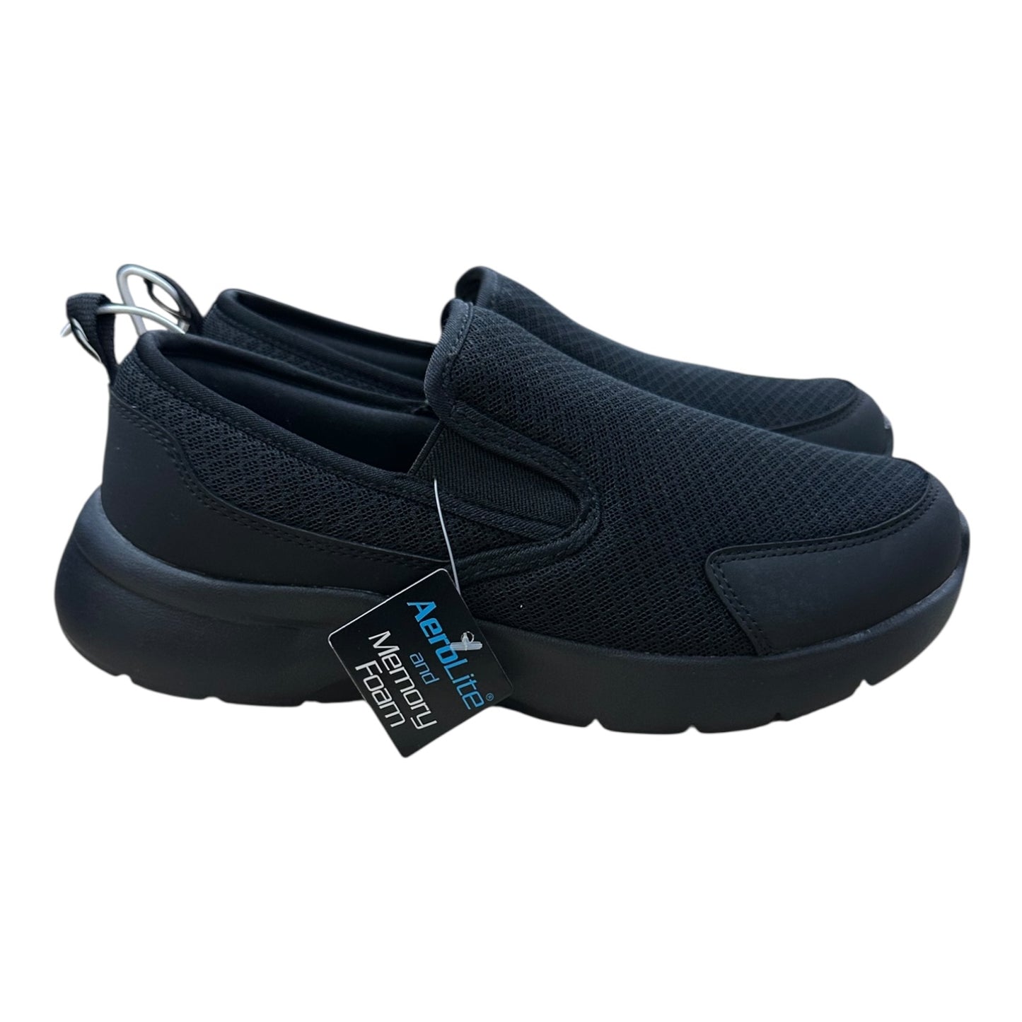 Shoes Sneakers By Clothes Mentor In Black, Size:6.5
