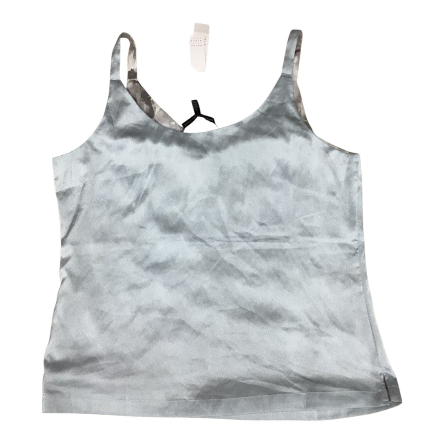 Top Sleeveless By White House Black Market In Blue & Grey, Size:L