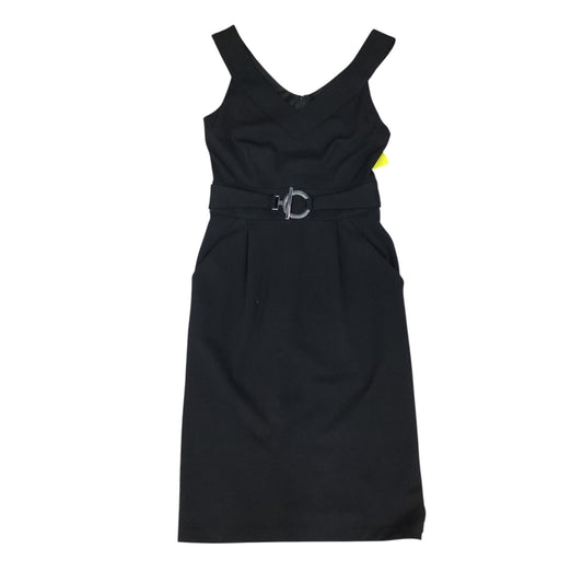 Dress Casual Midi By White House Black Market In Black, Size:S