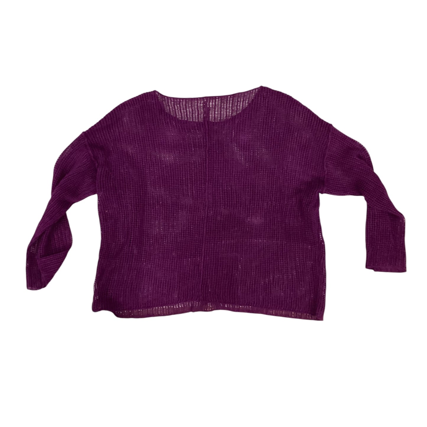 Sweater By Eileen Fisher In Purple, Size:Sp