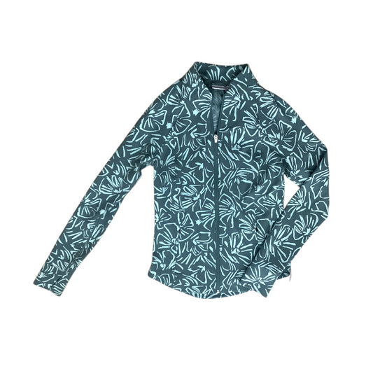 Athletic Jacket By Athleta In Green, Size:M