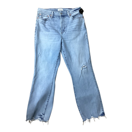 Jeans Straight By Pistola In Blue Denim, Size:10