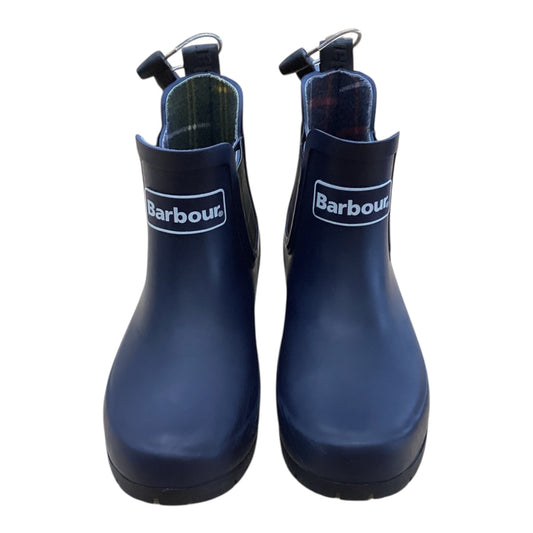 Boots Rain By Barbour In Navy, Size:5