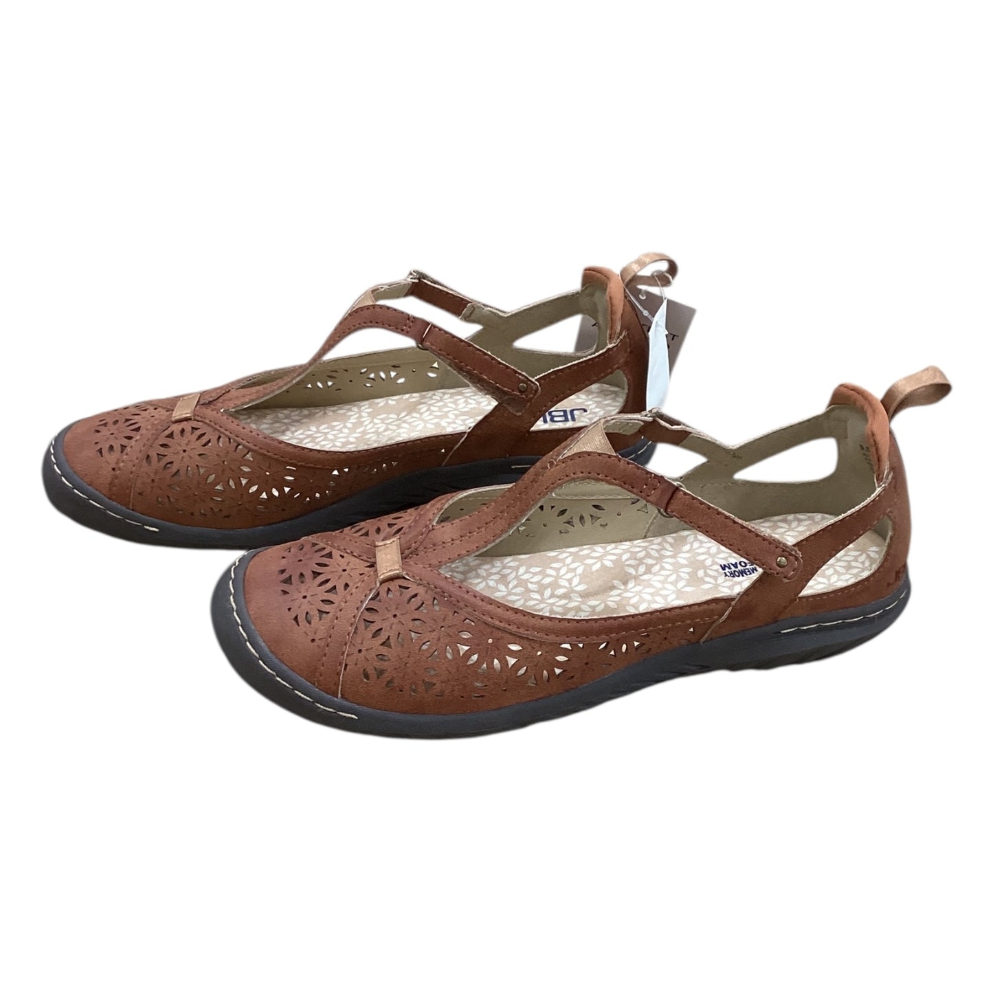 Shoes Flats By Jbu By Jambu In Brown, Size:9.5