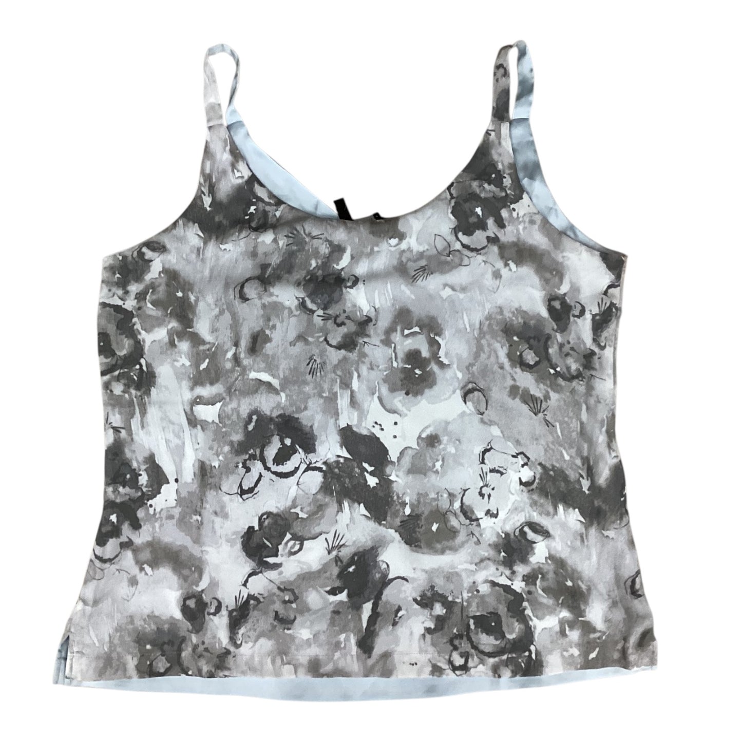 Top Sleeveless By White House Black Market In Blue & Grey, Size:L