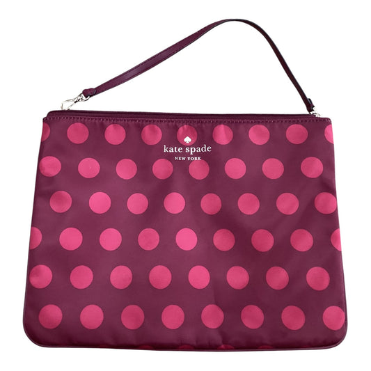 Tote Designer By Kate Spade In Polkadot Pattern, Size:Medium