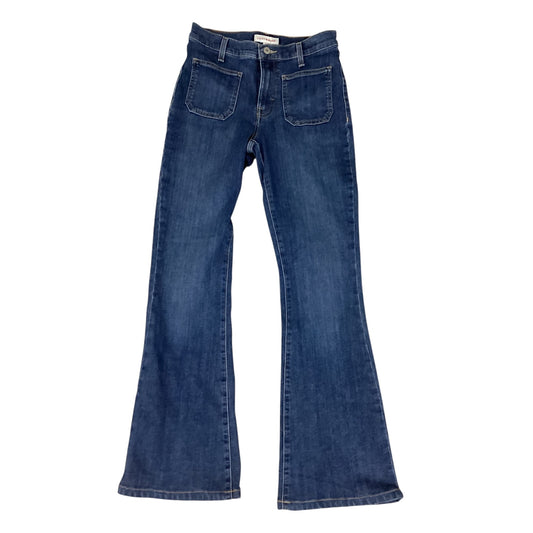 Jeans Flared By Lucky Brand In Blue Denim, Size:4