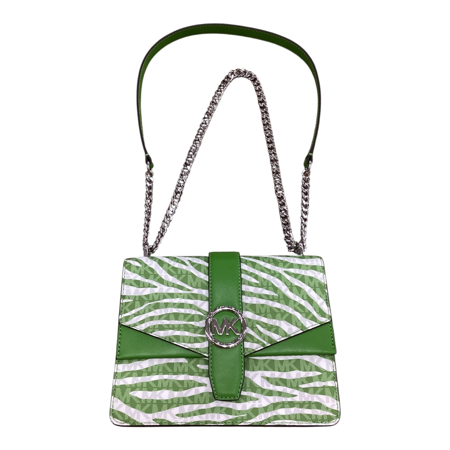 Crossbody Designer By Michael Kors In Zebra Print, Size:Medium