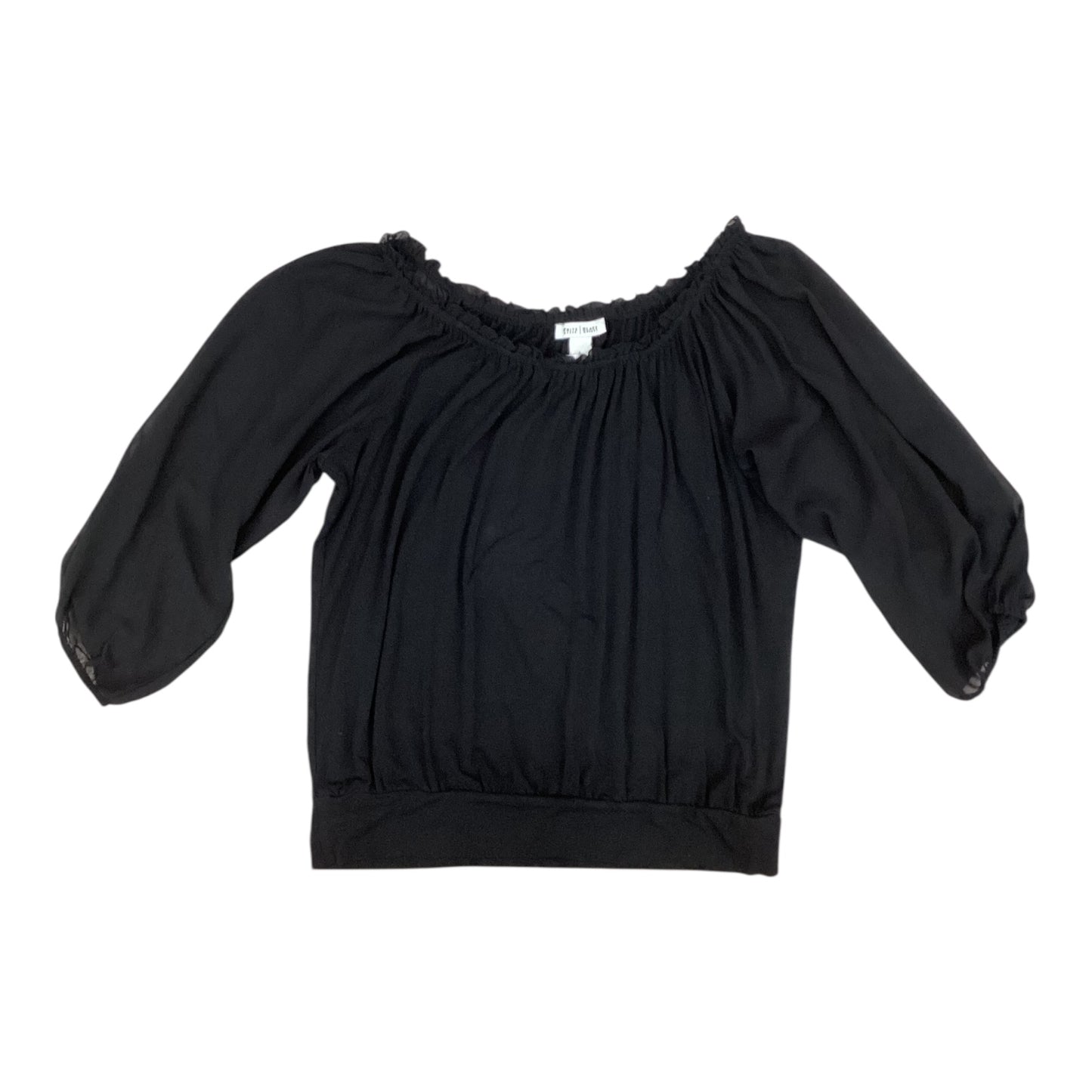Top Ls By White House Black Market In Black, Size:L