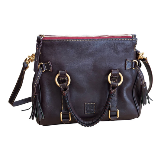 Handbag Designer By Dooney And Bourke In Brown, Size:Medium