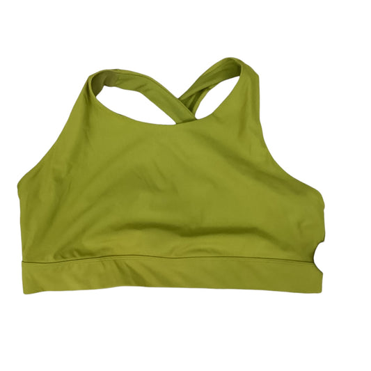 Athletic Bra By Fabletics In Green, Size:1X