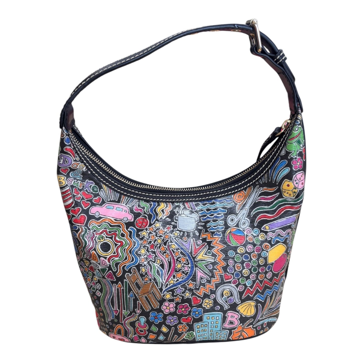 Handbag Designer By Dooney And Bourke In Multi, Size:Small