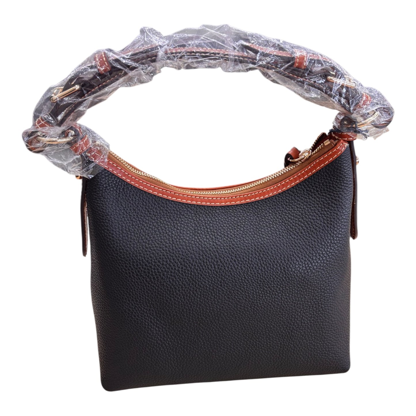 Handbag Designer By Dooney And Bourke In Black & Brown, Size:Small