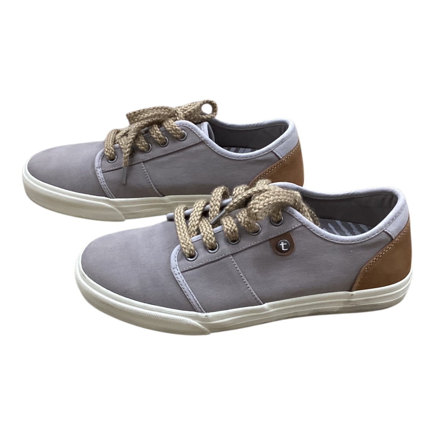 Shoes Sneakers By Taos In Grey & Tan, Size:8.5