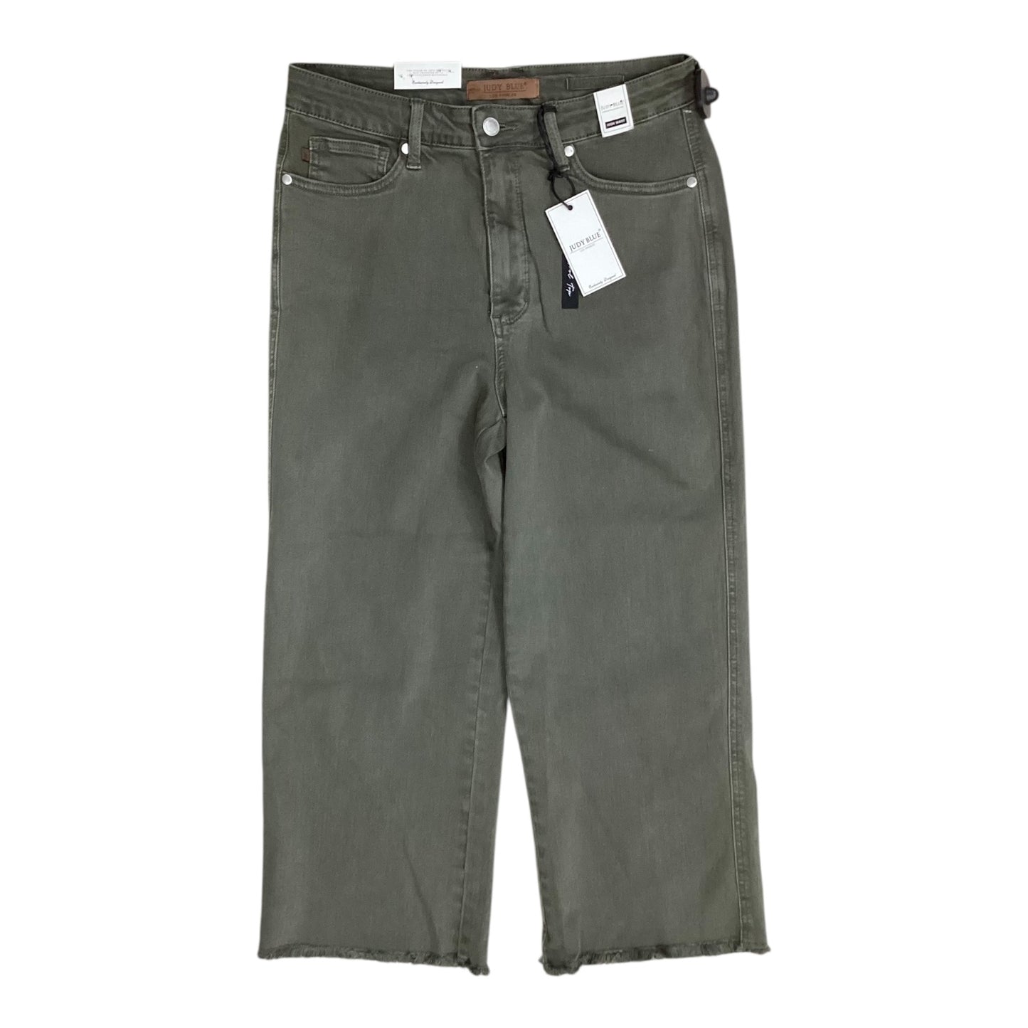 Jeans Wide Leg By Judy Blue In Green, Size:8