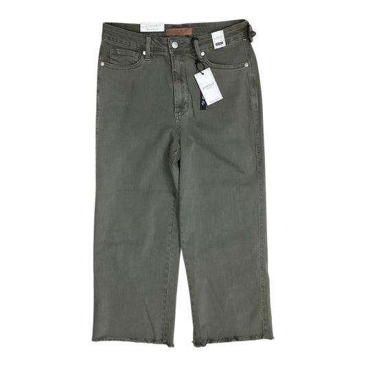 Jeans Wide Leg By Judy Blue In Green, Size:8