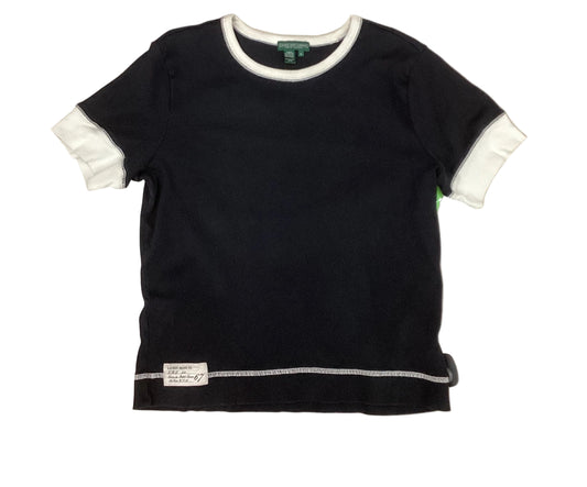 Top Ss By Ralph Lauren In Navy, Size:Xl