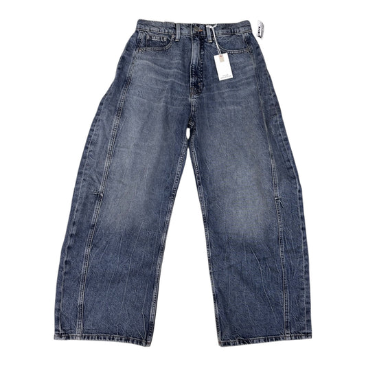 Jeans Wide Leg By Good American In Blue Denim, Size:2