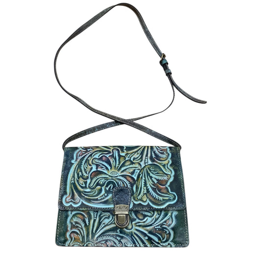 Crossbody Designer By Patricia Nash In Green, Size:Small