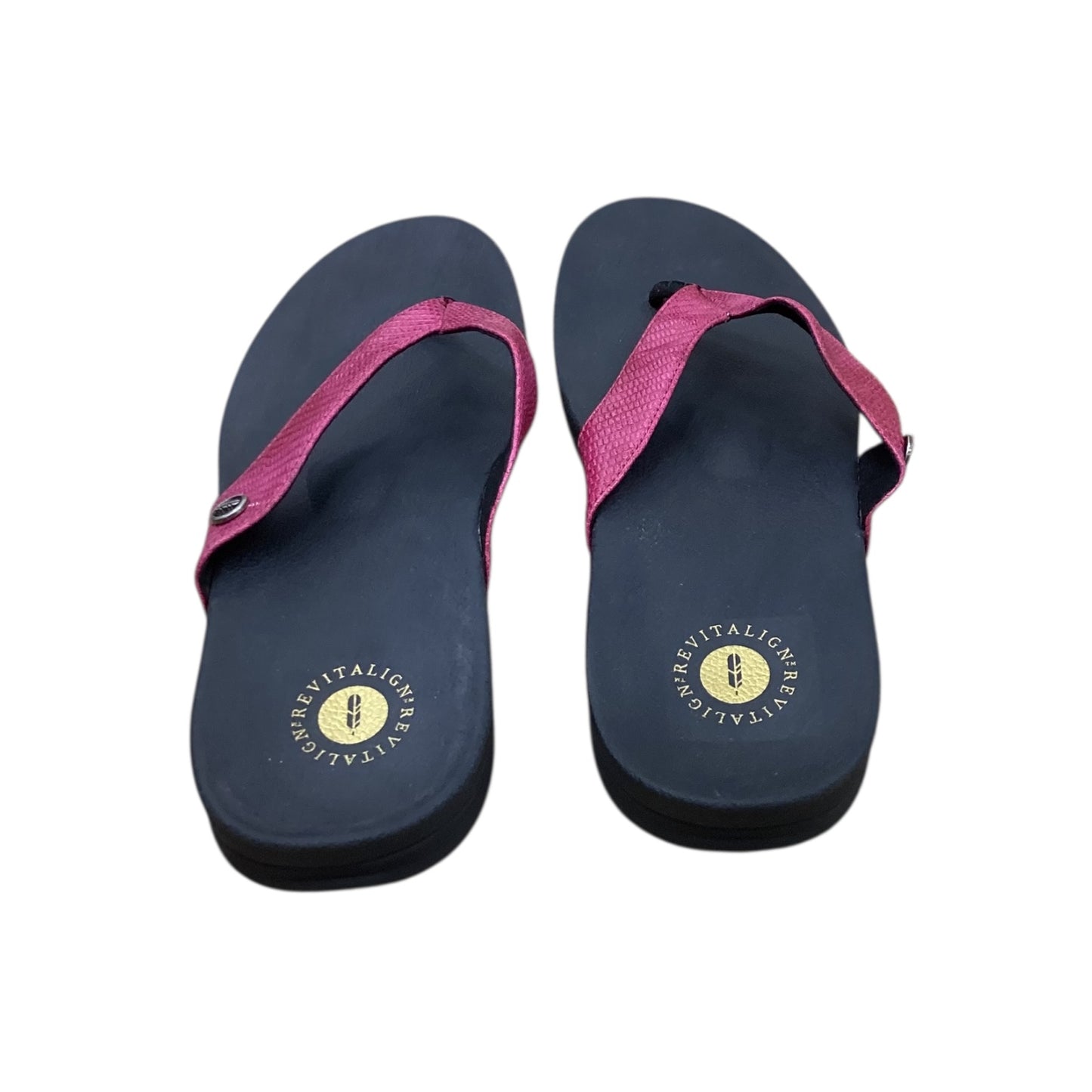 Sandals Flip Flops By Clothes Mentor In Pink, Size:10