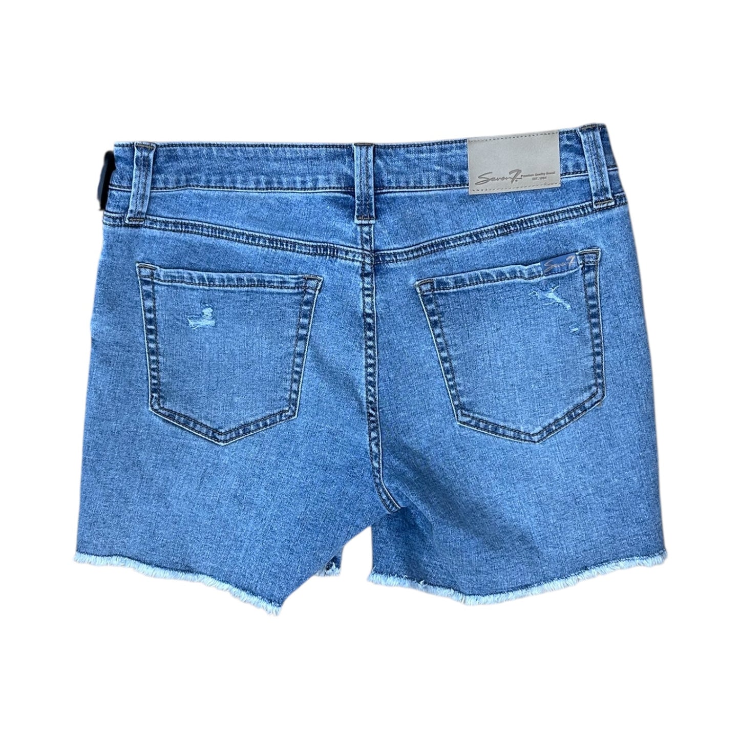 Shorts By Seven 7 In Blue Denim, Size:4