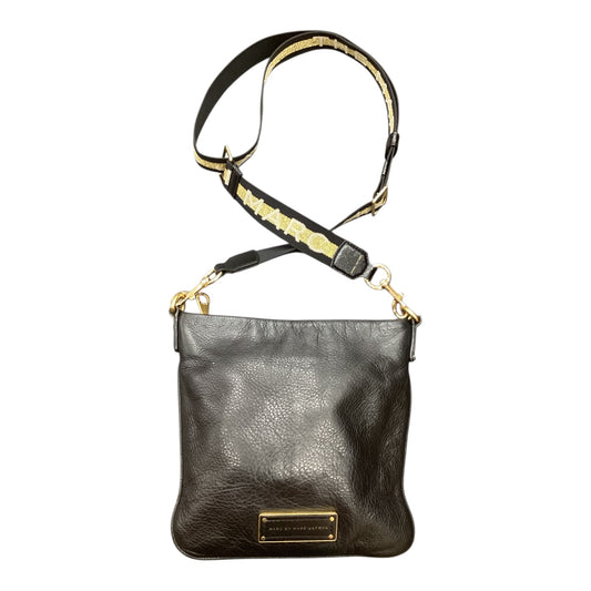 Crossbody Designer By Marc By Marc Jacobs In Black & Gold, Size:Small