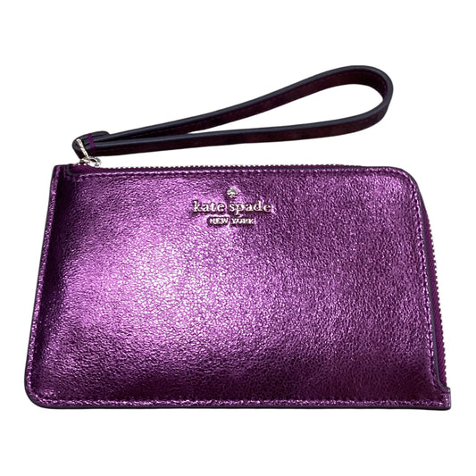 Wristlet Designer By Kate Spade In Purple, Size:Small