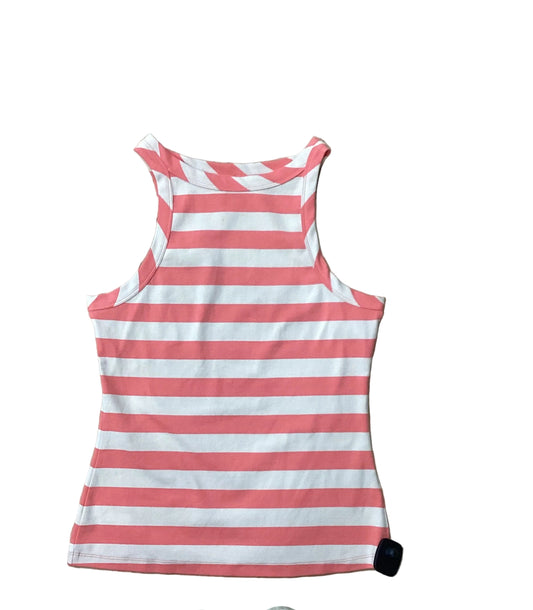 Tank Top By Maeve In Orange & Tan, Size:L