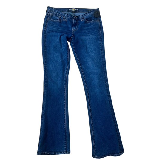 Jeans Boot Cut By Lucky Brand In Blue Denim, Size:6