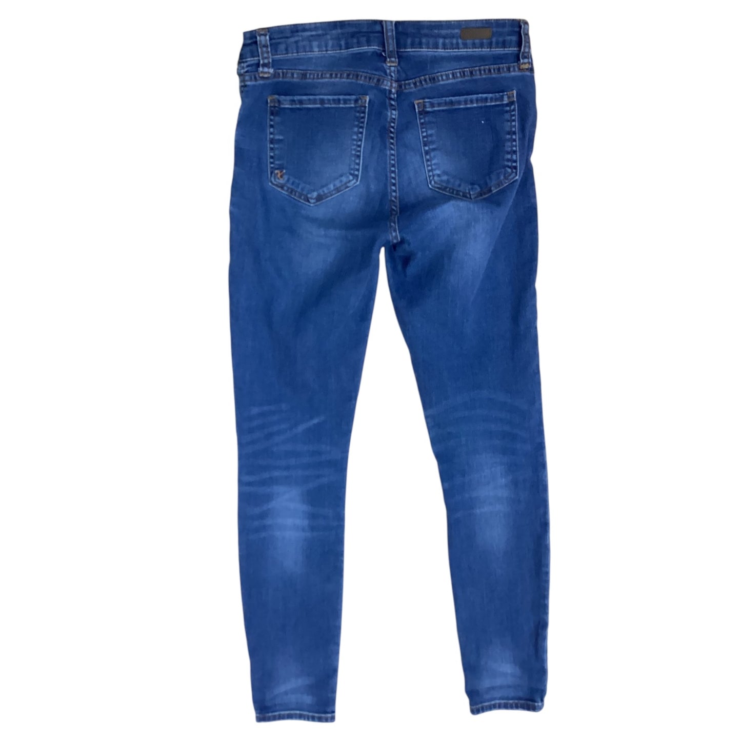 Jeans Straight By Kut In Blue Denim, Size:6
