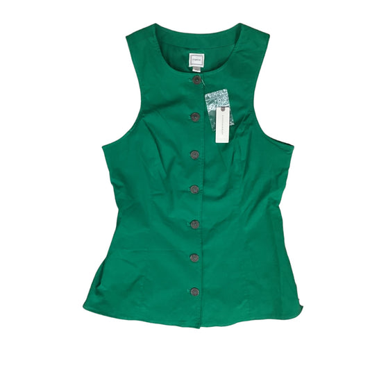 Top Sleeveless By Maeve In Green, Size:M