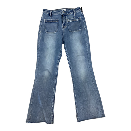 Jeans Boot Cut By Vervet In Blue Denim, Size:4