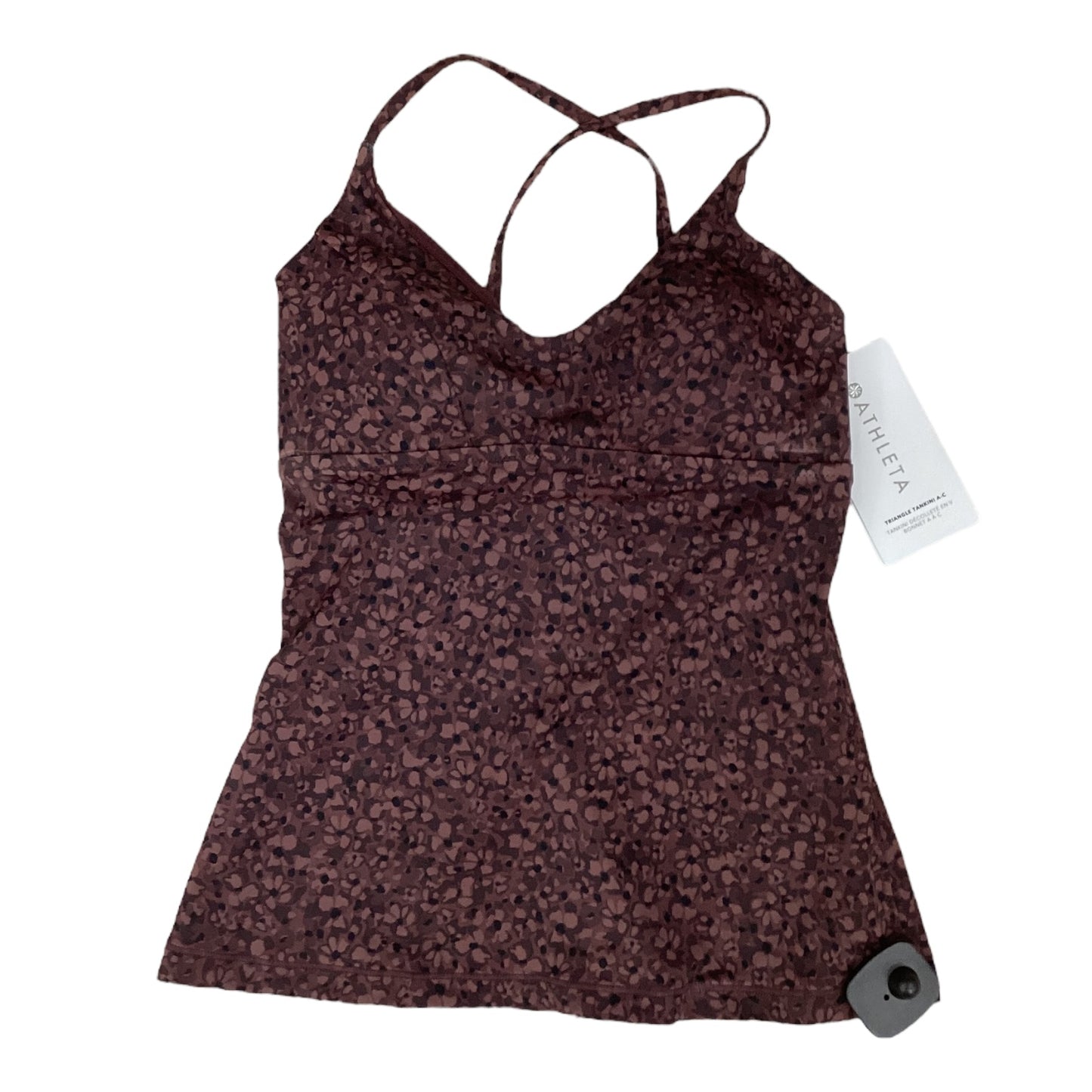 Athletic Tank Top By Athleta In Brown, Size:M