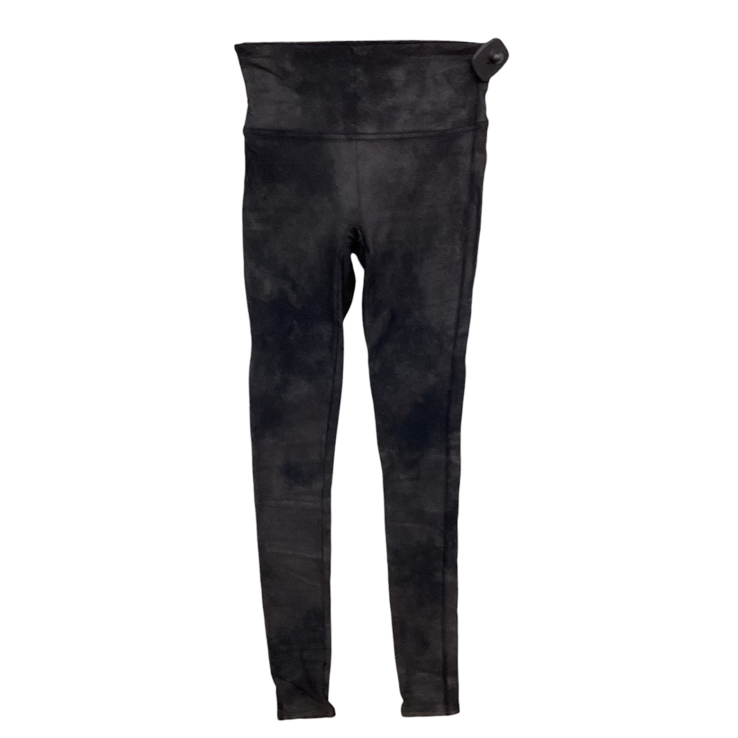 Athletic Leggings By Spanx In Black & Grey, Size:S