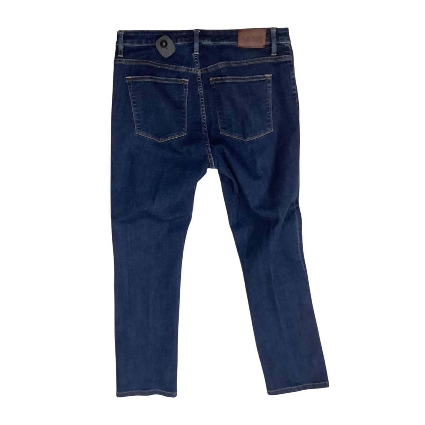Jeans Skinny By Lauren By Ralph Lauren In Blue Denim, Size:12