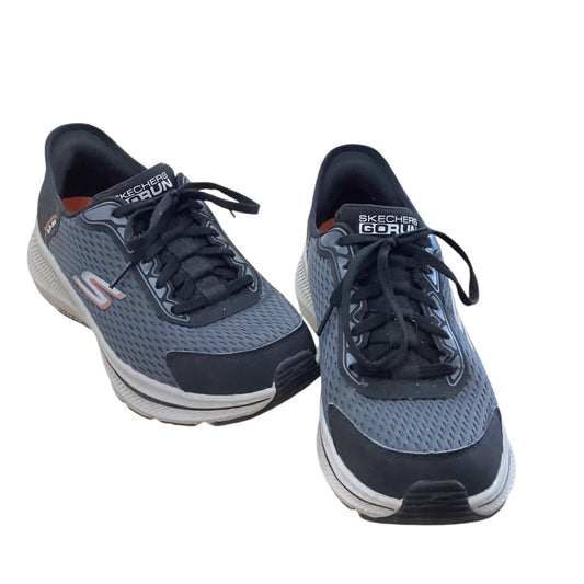 Shoes Athletic By Skechers In Black & Grey, Size:8