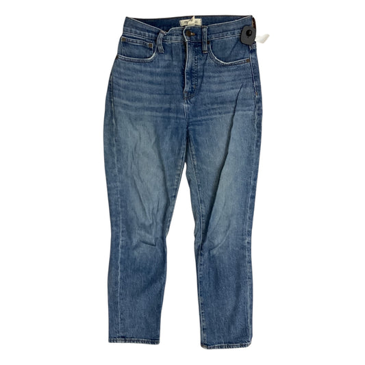 Jeans Straight By Madewell In Blue Denim, Size:0