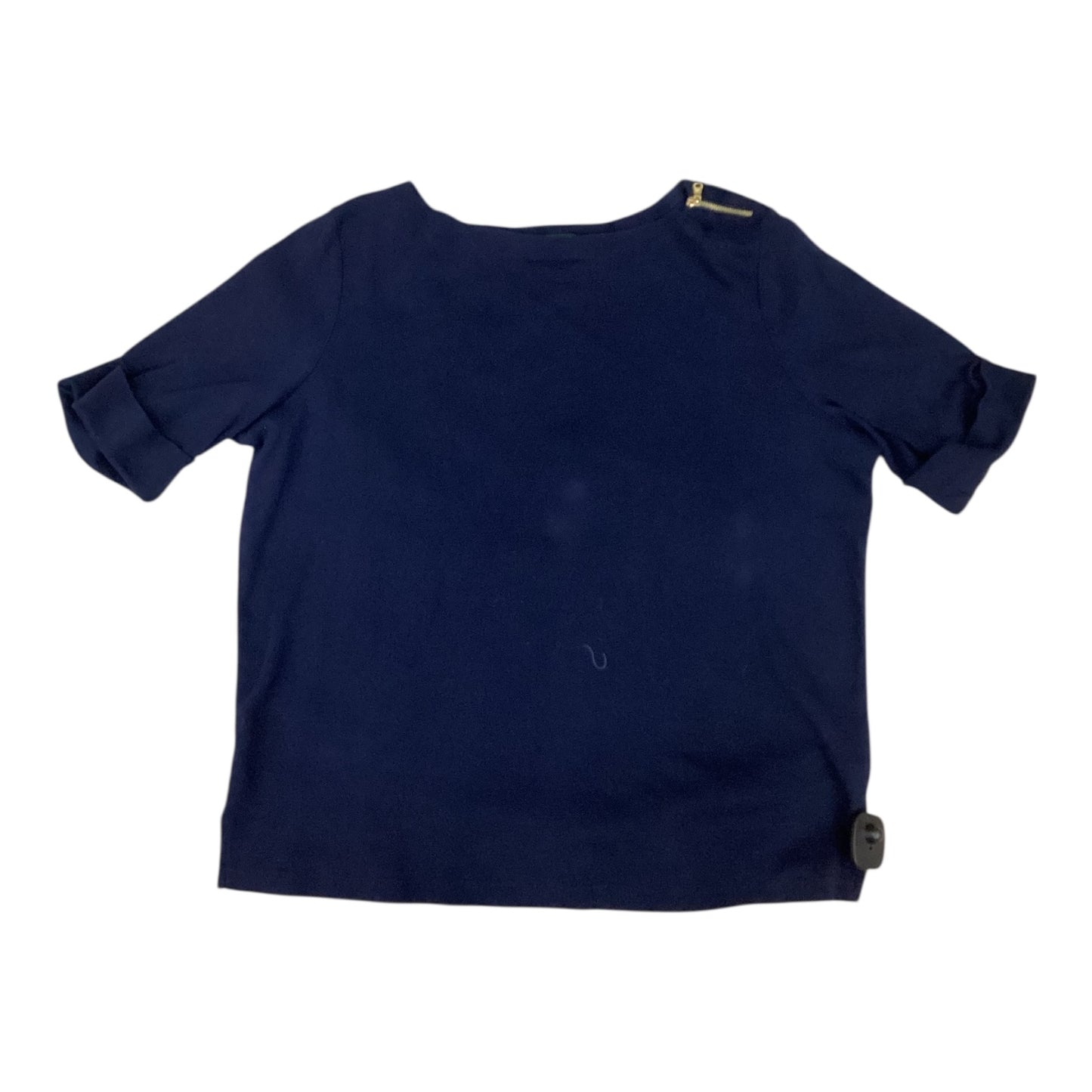Top 2Pc Ss By Lauren By Ralph Lauren In Blue, Size:2X